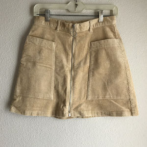 Monki Corduroy Mini Skirt